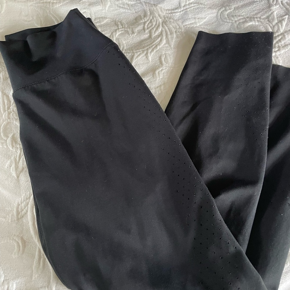 BuffBunny High Waisted Allure Laser Cut Yoga Pants Preforated